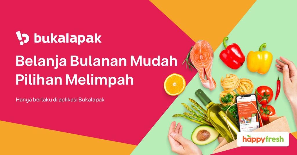Bukalapak partners with HappyFresh to launch e-grocery service