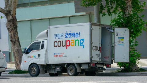 Coupang truck via Shutterstock