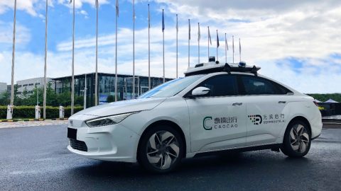 DeepRoute and Cao Cao are codeveloping robotaxis. Photo provided to KrASIA