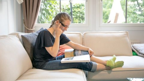 OrCam's MyEye can read out text to users, recognize faces, and identify products. Courtesy of OrCam.