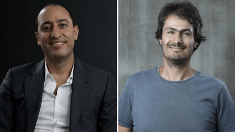 Jabbar co-founder Samih Toukan and VentureFriends co-founder Apostolos Apostolakis. Courtesy of Jabbar and VentureFriends via MENAbytes.