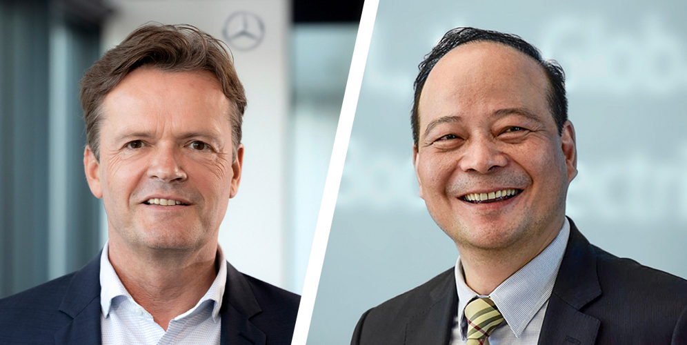 Left- Markus Schäfer, Member of the Board of Management of Daimler AG and Mercedes-Benz AG; Right-Dr. Robin Zeng, Founder, Chairman and CEO of CATL