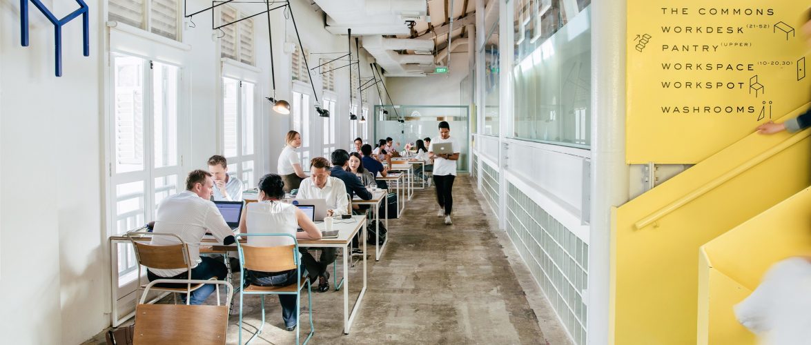 How are the co-working spaces doing during the pandemic?