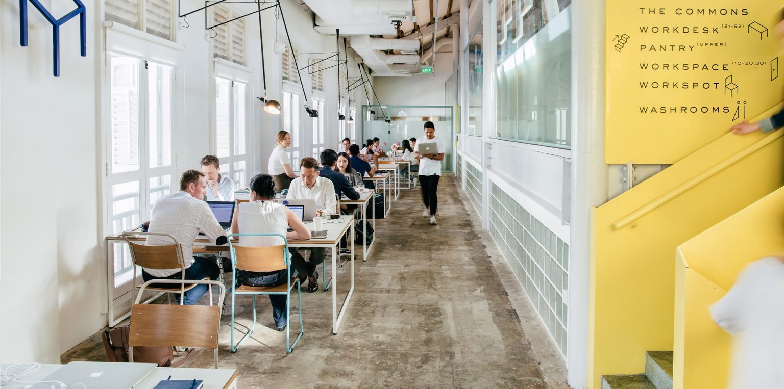 How are the co-working spaces doing during the pandemic?