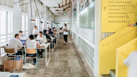 How are the co-working spaces doing during the pandemic?