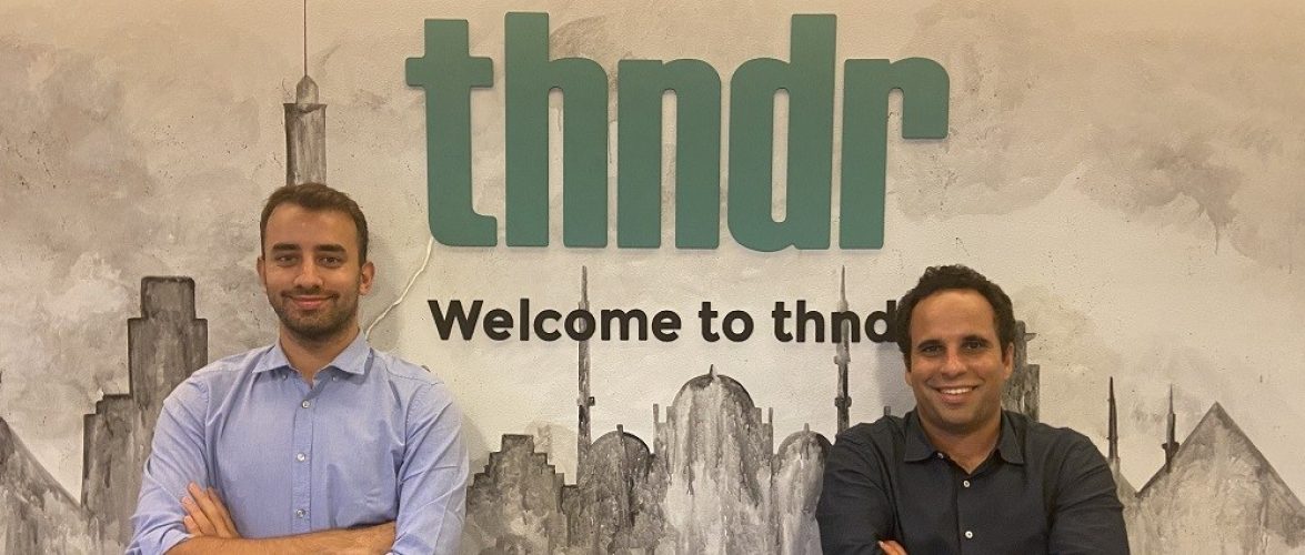Thndr's founders. Courtesy of Thndr via MENAbytes.