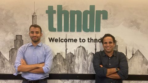 Thndr's founders. Courtesy of Thndr via MENAbytes.