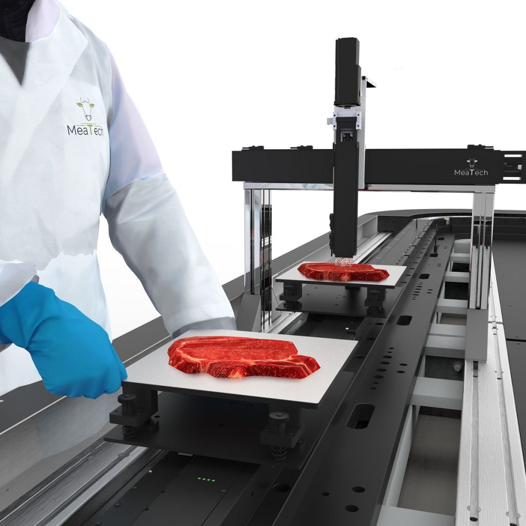Render of MeaTech's 3D printer. Courtesy of MeaTech.