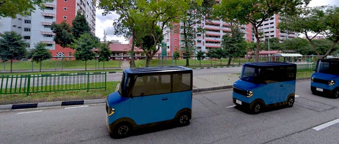 A render of QIQ Pod vehicles. Courtesy of QIQ Pods.