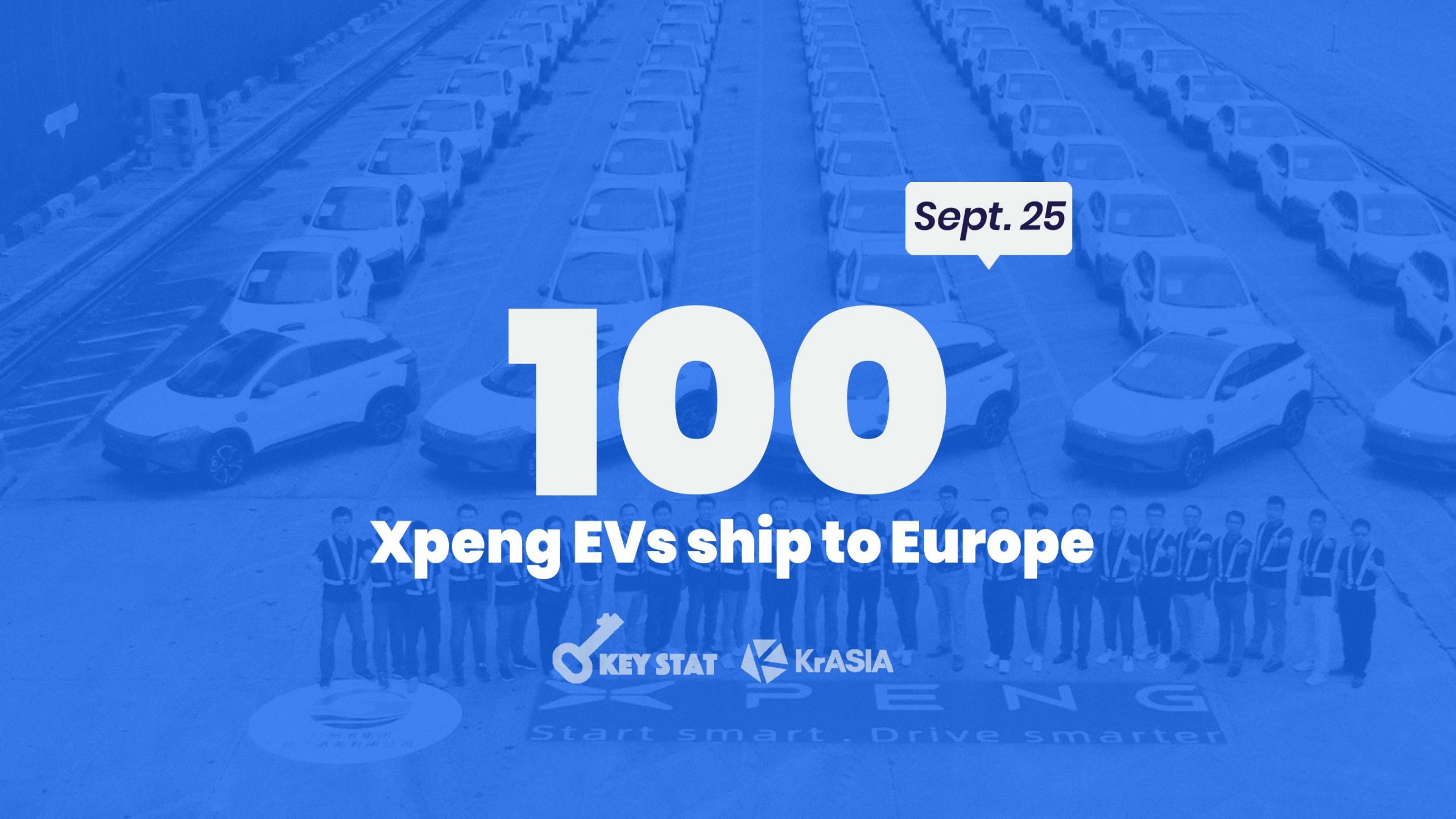 KEY STAT | Chinese EV maker Xpeng to deliver its first order from Europe
