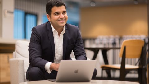 Photo of Dhruv Arora, founder and CEO of Syfe. Photo courtesy of Syfe.