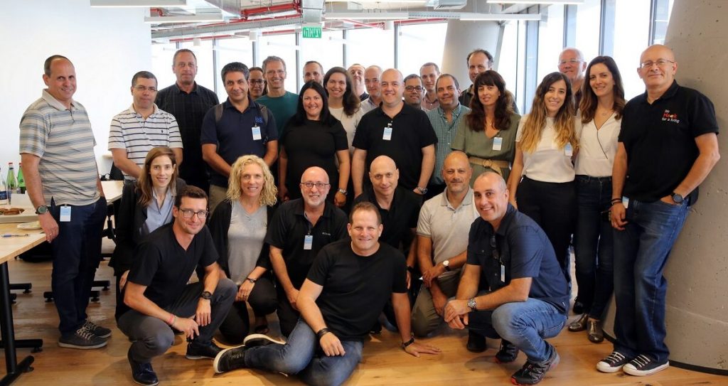 A photo shows the Intel Ignite startup selection committee in Israel. In September 2020, Intel announced the launch of Intel Ignite sites in Austin, Texas, and Munich, Germany, following its success in Tel Aviv, Israel. Courtesy of Intel Corporation via NoCamels.