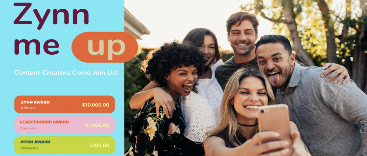 Zynn calling for creators: Your chance to win USD 10,000