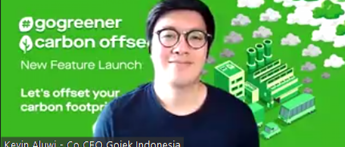 Gojek launches new carbon offset feature. Picture courtesy of Gojek.