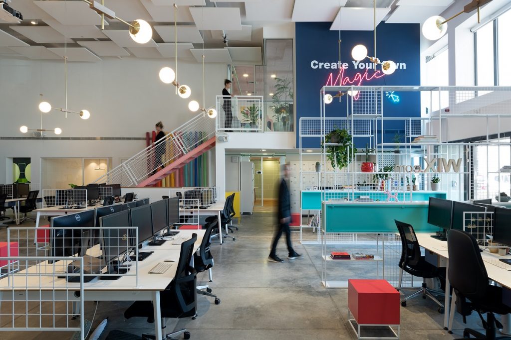 Wix's offices in Tel Aviv. Courtesy of Wix via NoCamels.