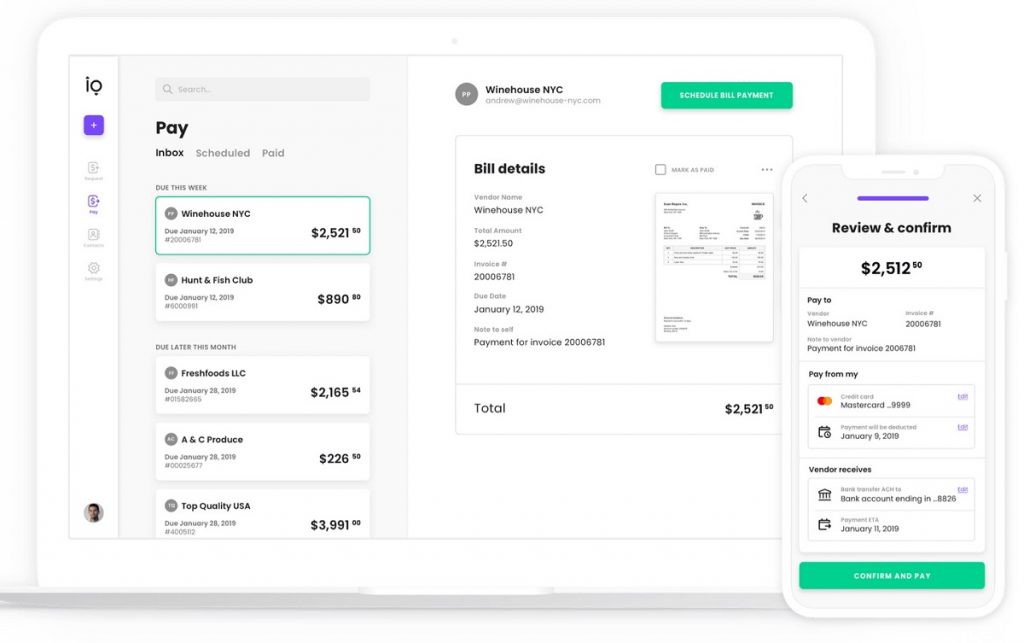 Melio offers digital payment solutions for small businesses in the US. Photo via Melio's website and NoCamels.
