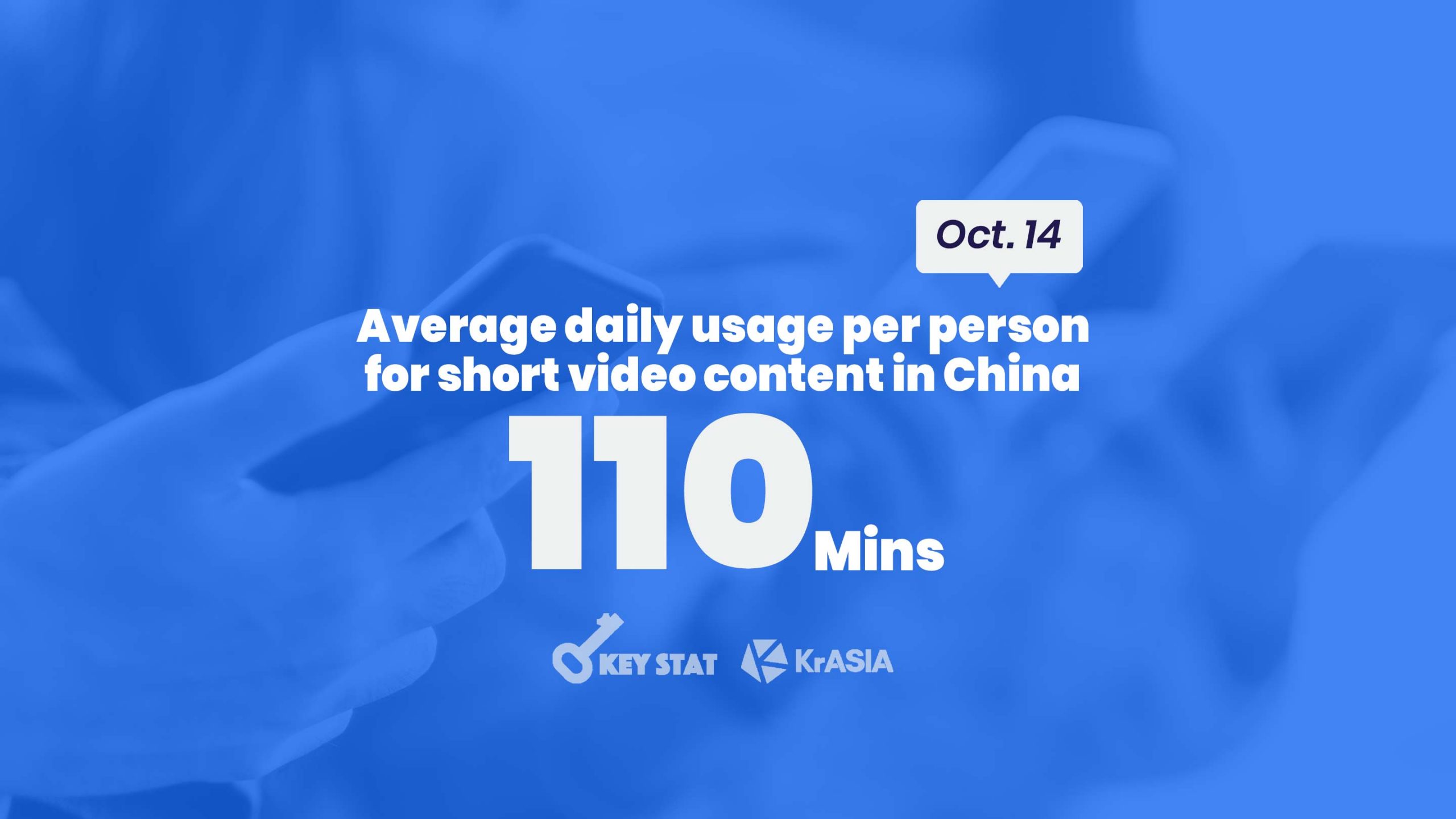 KEY STAT | Chinese people watch short videos for 110 minutes per day