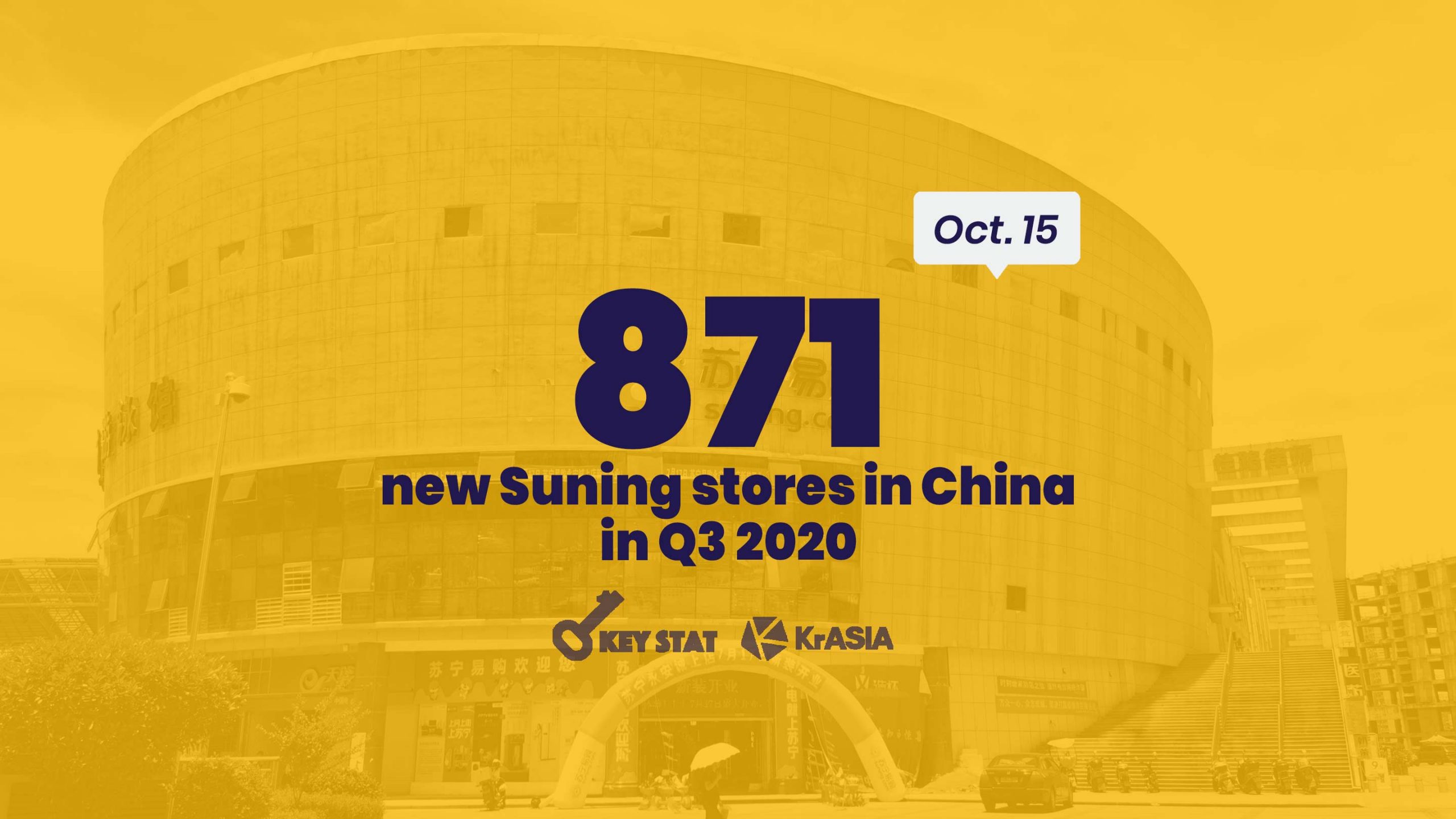 KEY STAT | Carrefour China owner Suning opens 871 new stores in Q3