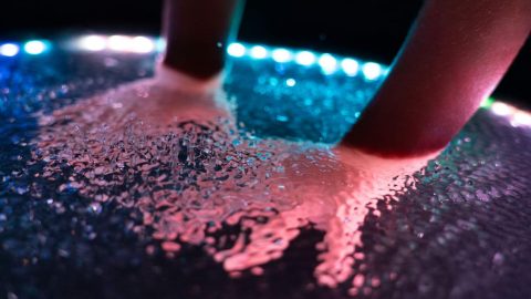 CyMagic translates live music into a tactile music experience that can be physically touched and felt. Photo by Yorai Liberman. Courtesy of CyMagic via NoCamels.
