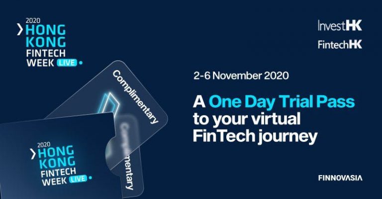 Hong Kong Fintech Week 2020 commences next Monday (2 to 6 November)