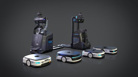Megvii's robots are being used in warehouses. Image courtesy of Megvii