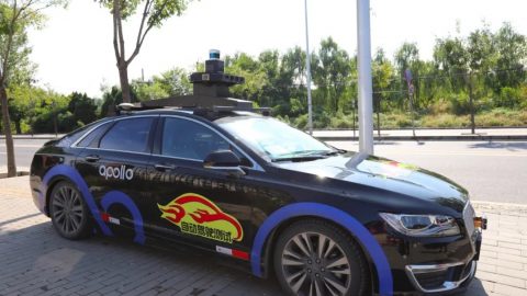 Baidu's Apollo Go robotaxi in Beijing. Source: Baidu 