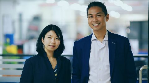 ThitsaWorks' CTO Thynn T. Win and CEO Nyi Nyein Aye. Courtesy of ThitsaWorks.