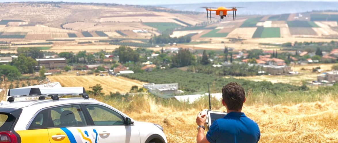 A drone from Israeli autonomous systems firm Blue White Robotics. Photo from Blue White Robotics' Facebook page via NoCamels.