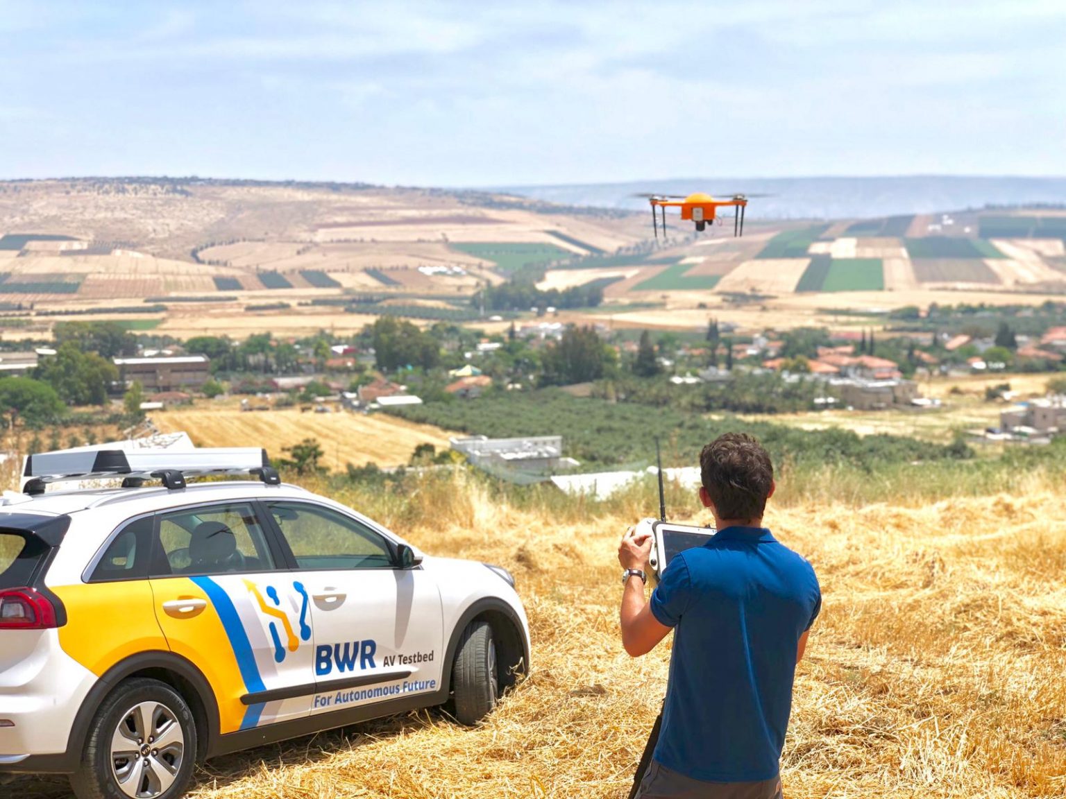 A drone from Israeli autonomous systems firm Blue White Robotics. Photo from Blue White Robotics' Facebook page via NoCamels.