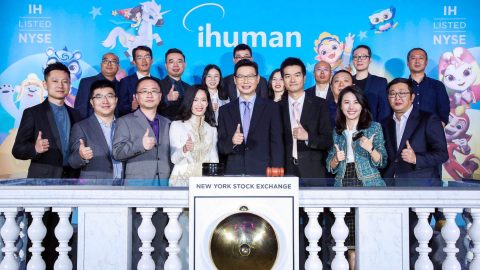 iHuman IPO. Photo provided to KrASIA