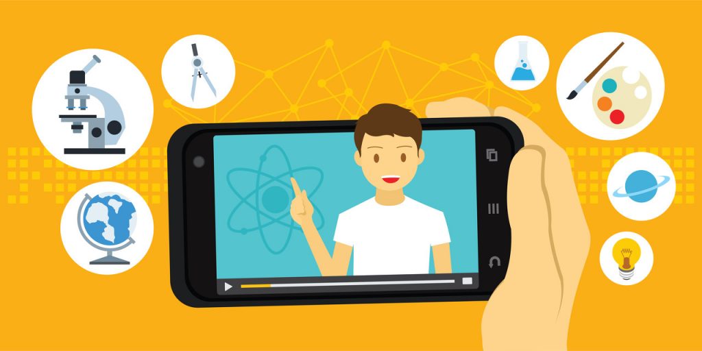 Online education on apps in China