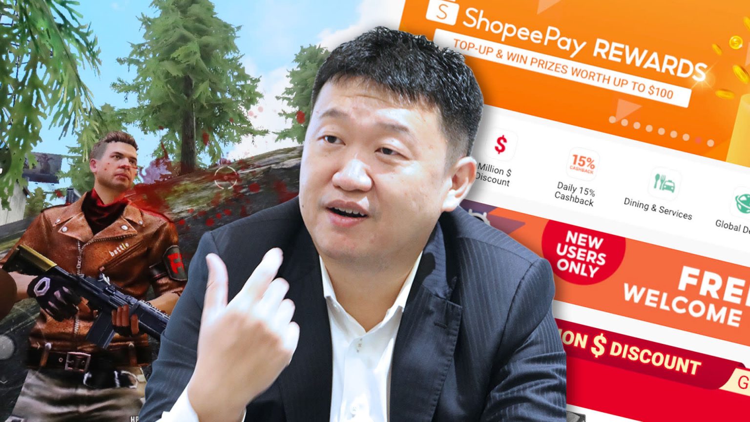 Gaming and shopping are two of the pillars on which Forrest Li has built Sea. Source photos by Kentaro Iwamoto and Ken Kobayashi via Nikkei Asia.