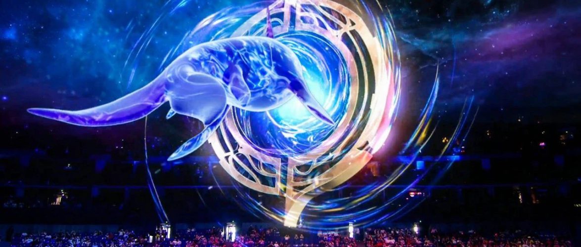 AR tech has been used in e-sports events hosted by VSPN. Photo provided by KrASIA