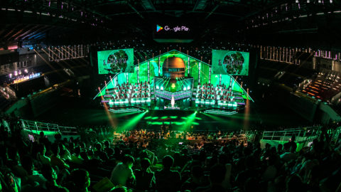Audiences are watching a PUBG Mobile tournament. Photo provided to KrASIA.