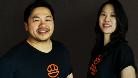 Food Market Hub's founders Anthony See (left) and Shayna Teh (right). Courtesy of Food Market Hub. 