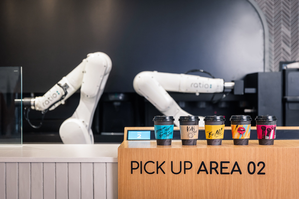 A Singaporean startup runs the world’s first robotics café