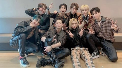 Shopee announced K-pop boyband Stray Kids as its newest brand ambassador. Photo courtesy of Stray Kids Instagram.