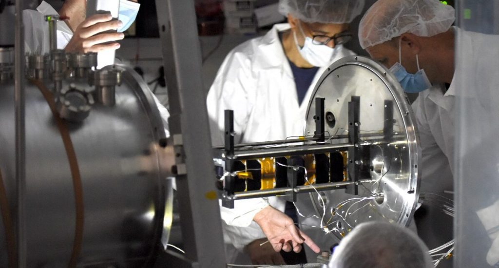 The TAU-SAT1 developed by Tel Aviv University. Photo courtesy of Tel Aviv University via NoCamels.