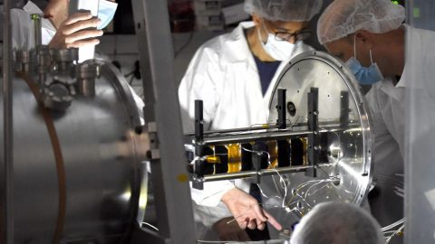 The TAU-SAT1 developed by Tel Aviv University. Photo courtesy of Tel Aviv University via NoCamels.