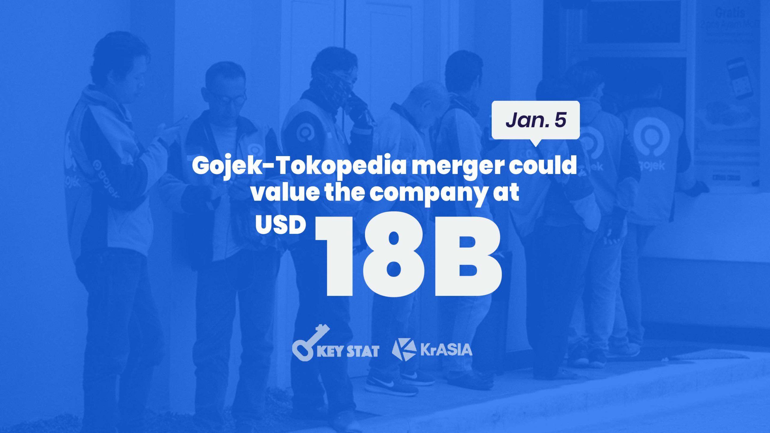 KEY STAT | Indonesia’s Gojek and Tokopedia could create national e-commerce champion