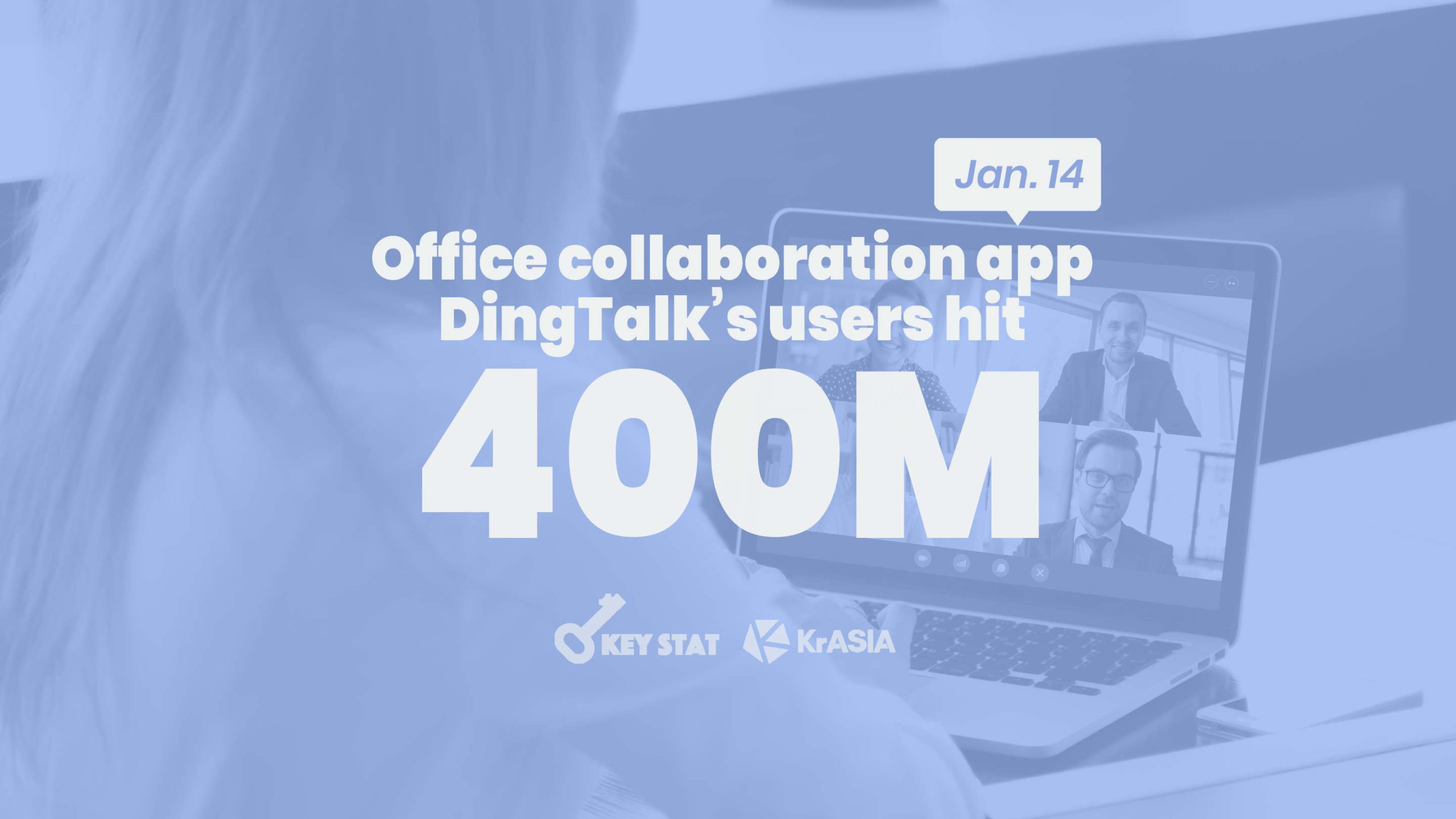 KEY STAT | Alibaba’s workplace messaging app reaches 400 million users