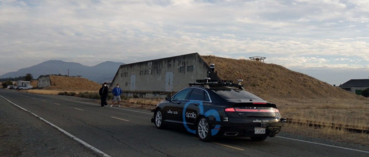 Three Baidu autonomous driving vehicles are allowed to  run without safety operators in the US. Photo provided to KrASIA.