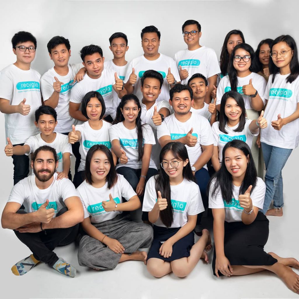 Recyglo Team. Source: Recyglo's Twitter