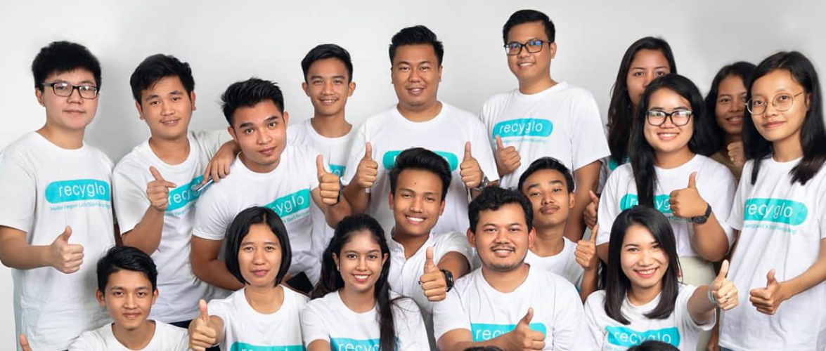 Recyglo Team. Source: Recyglo's Twitter