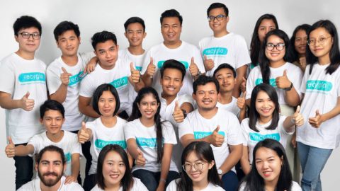 Recyglo Team. Source: Recyglo's Twitter