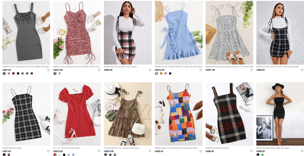 Buy > shein online dresses > in stock