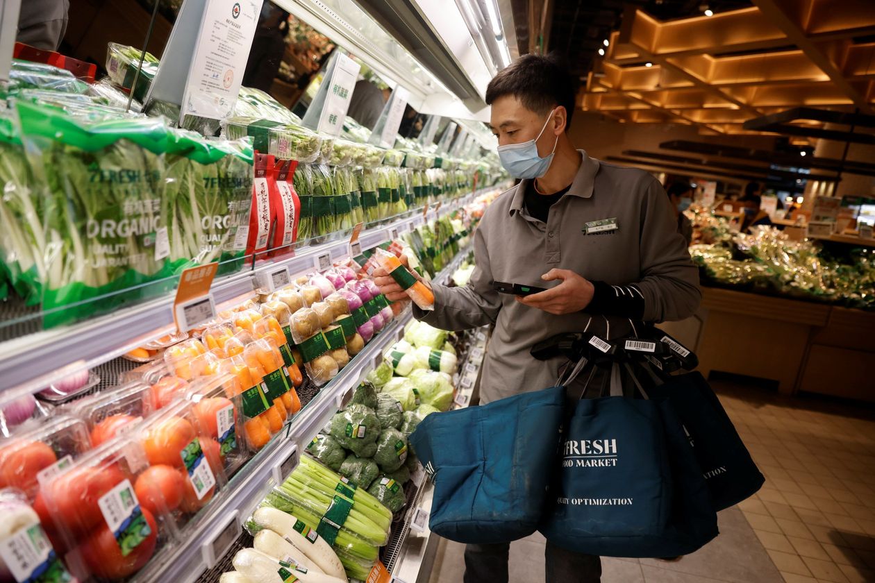 China’s tech companies are greengrocers now