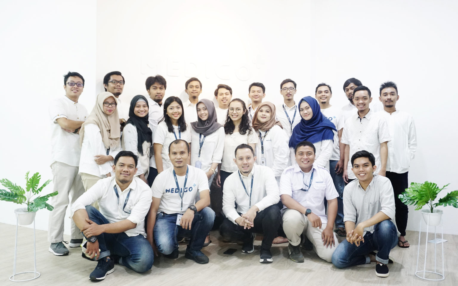 Harya Bimo and his Medigo team. Courtesy of Medigo. 