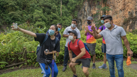 An afternoon out with friends at Bukit Batok Nature Park.