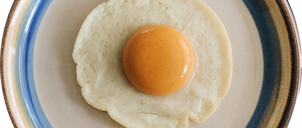 A sunny side-up made by Courtesy of Float Foods. 